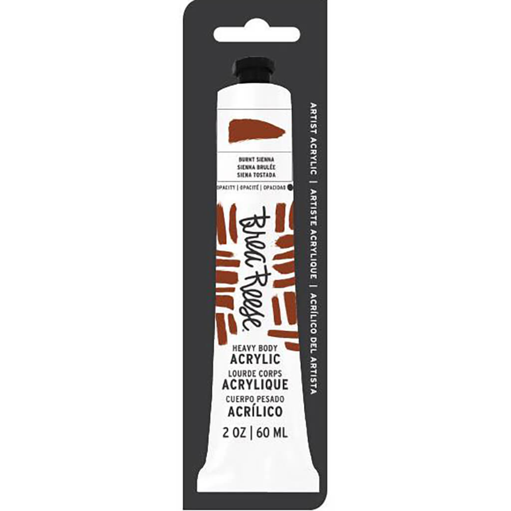 Brea Reese Heavy Body Acrylic Paint  2oz Burnt Sienna