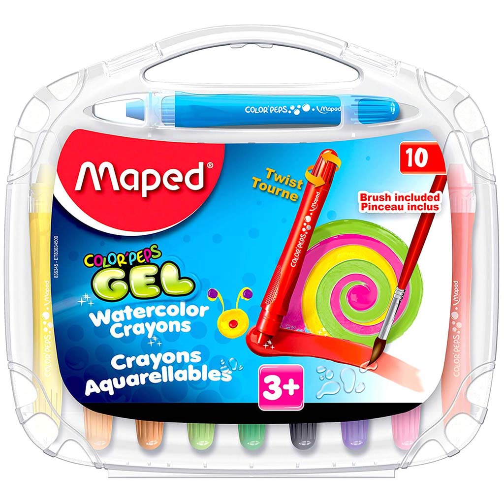 COLOR'PEPS GEL WATERCOLOR CRAYONS 