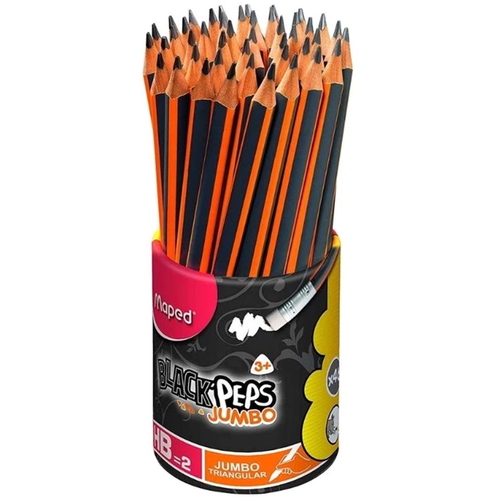 JUMBO GRAPHITE PENCIL ERASER END HB 