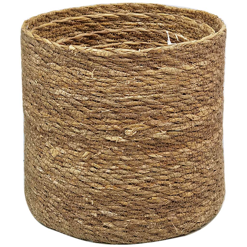 Jute Rope Basket Set of 5 12in x 12in