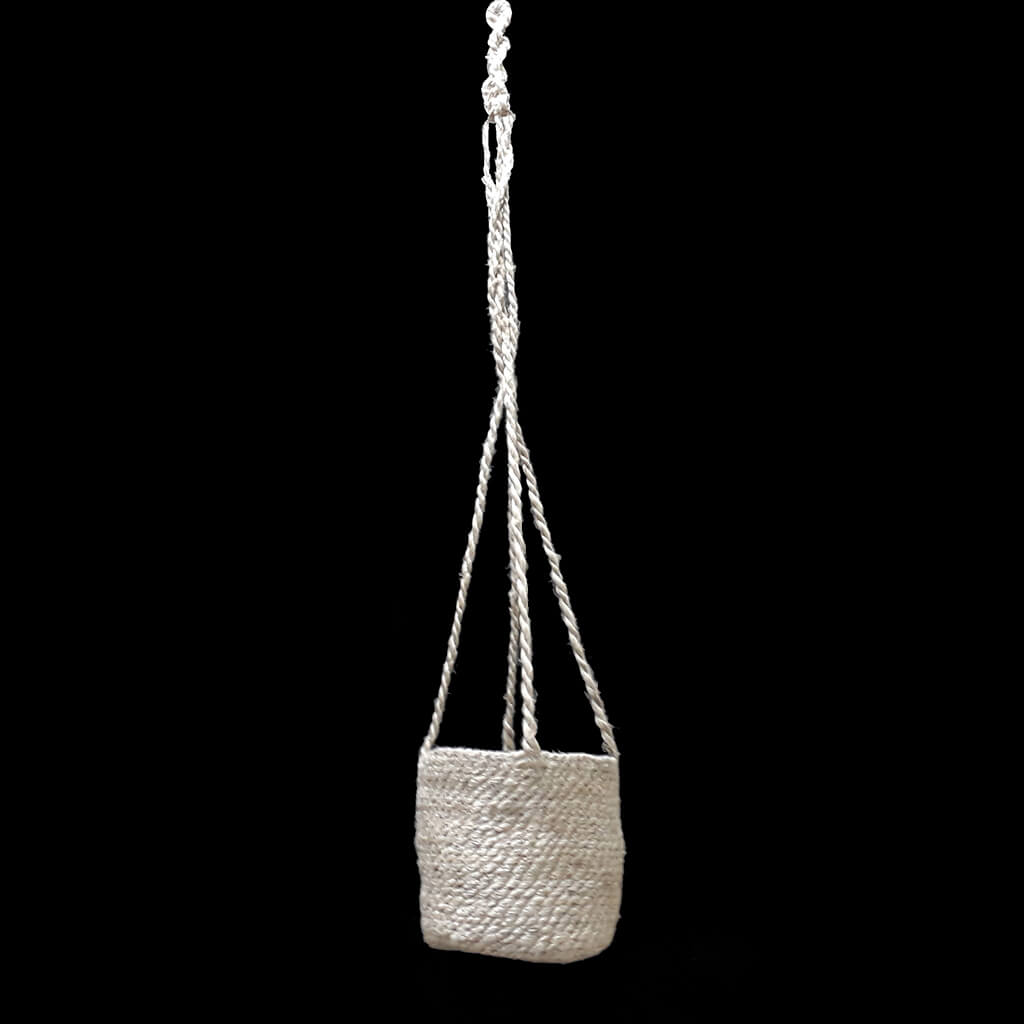 Jute Pot Hanger Jute Pot Pvc Natural 35in 