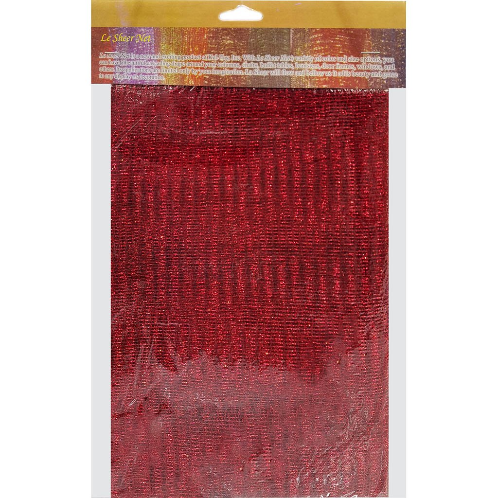 Netting Fabric 32in x 3yd Red Color