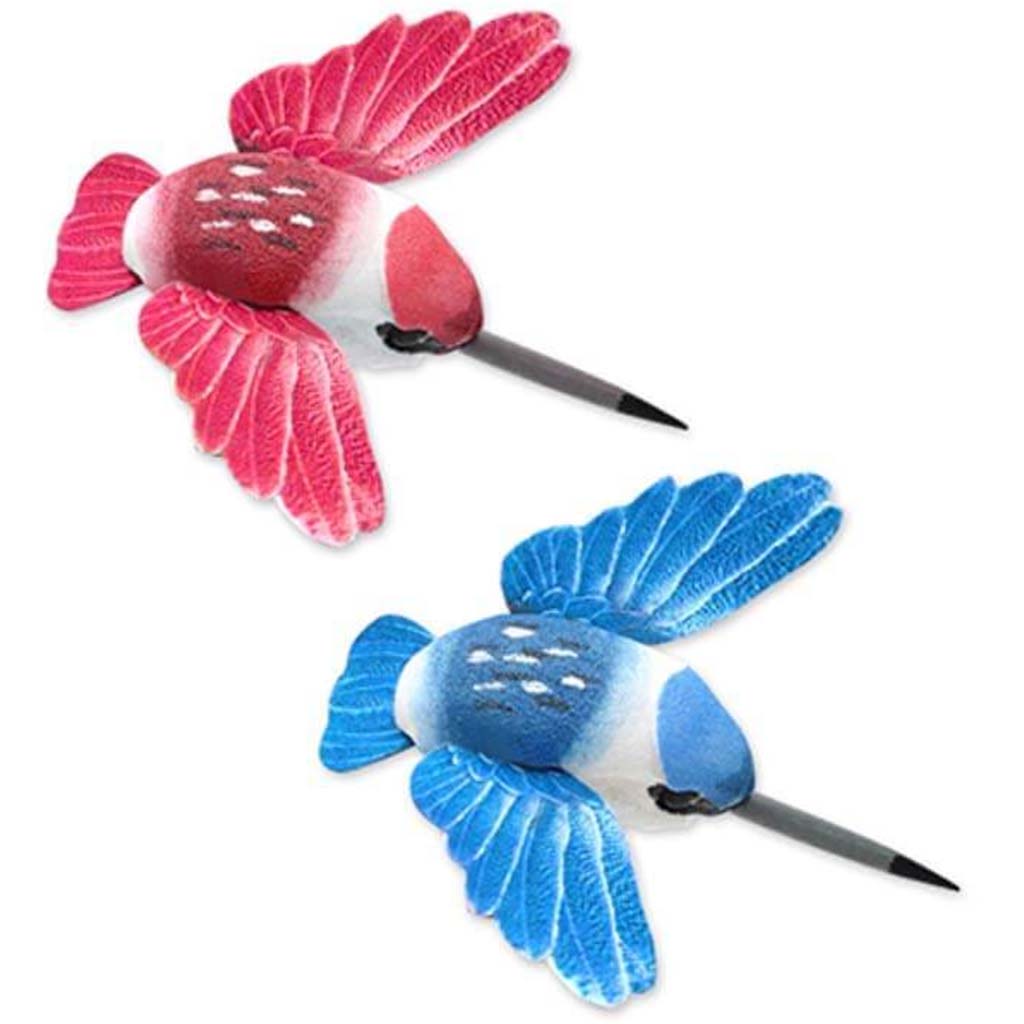 MINI HUMMINGBIRD X2 W/CLIP PINK/BLUE 1.81&quot; 