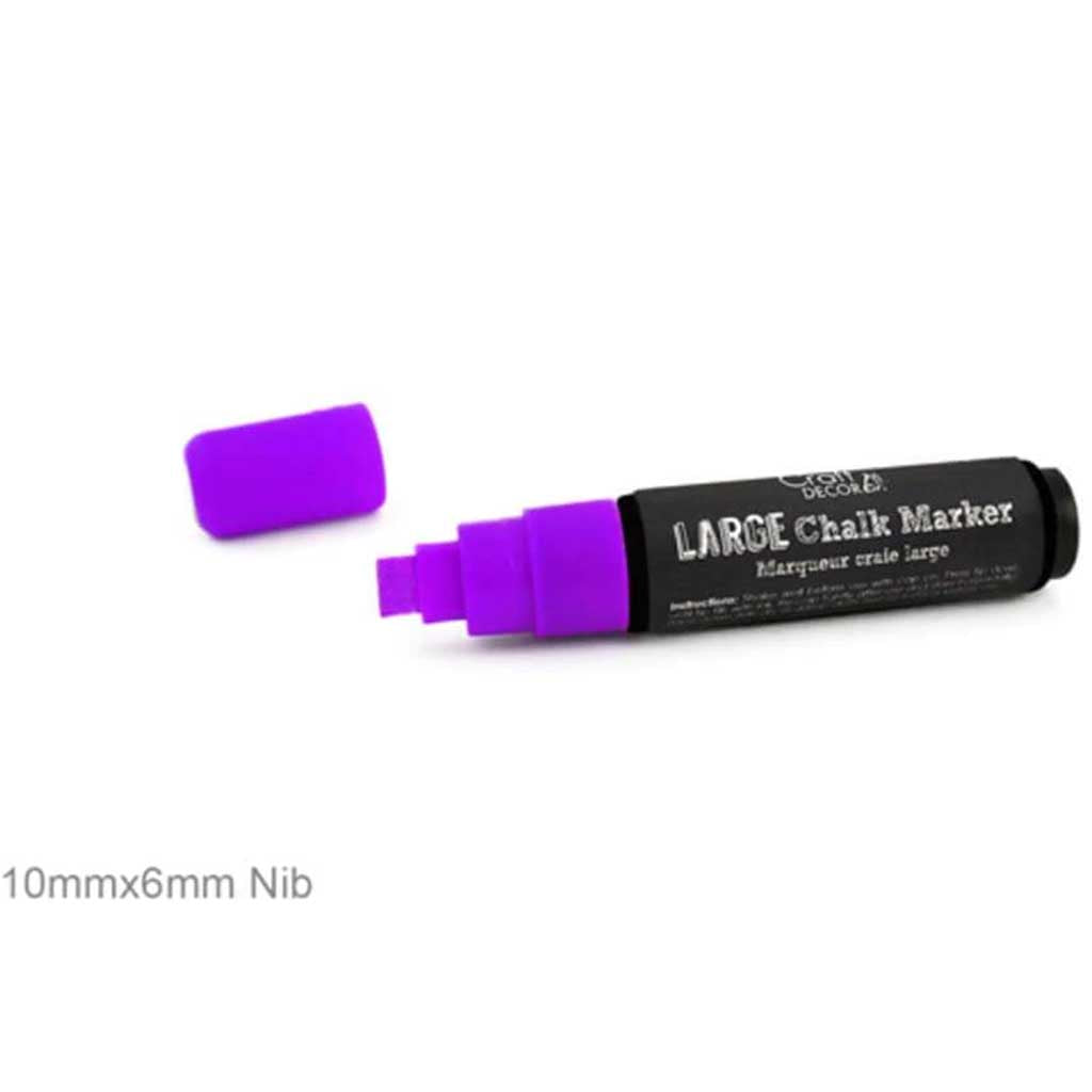 CHALK-IT-UP MARKER BLISTER NEON PURPLE 10MM 