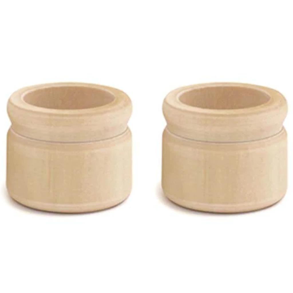 CANDLE CUPS X2 NATURAL 1 3/8&quot;X1&quot; 