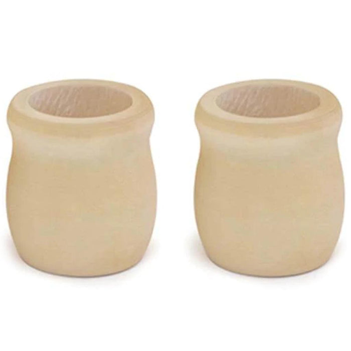 CANDLE CUPS X2 NATURAL 1 1/2"X1 5/8" 