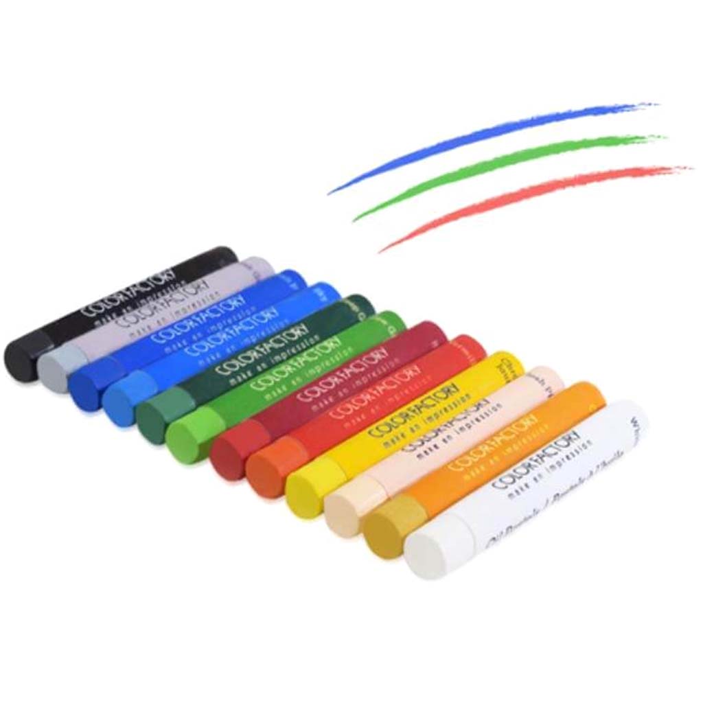 ULTRA-SOFT OILS PASTELS BRIGHTS COLOR ASSTMNT X12 