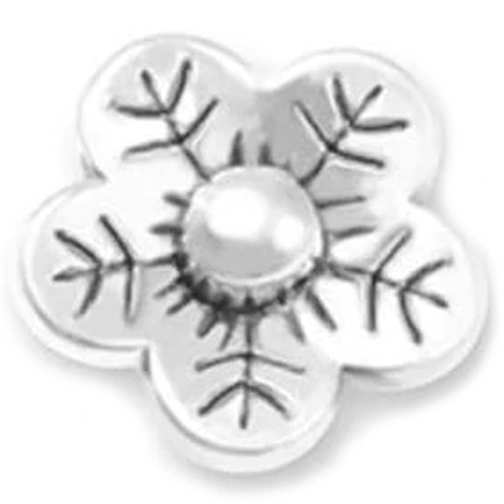 JEWELRY FINDINGS: METAL CHARMS FLOWER 