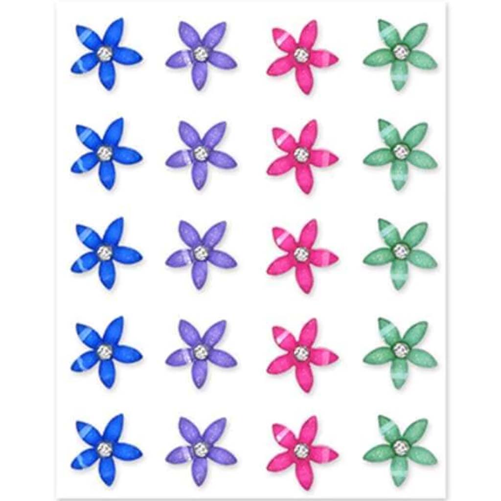 Paper Craft Emb: Daisy Gems X20 Peel-N-Stick 13mm Glam 