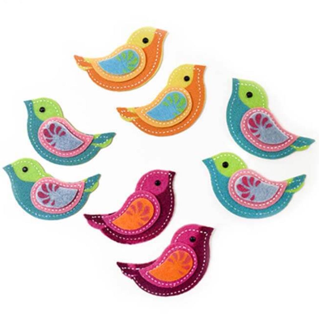 PAPER CRAFT EMB: FELT-FAD CUTS SELF-STICK 