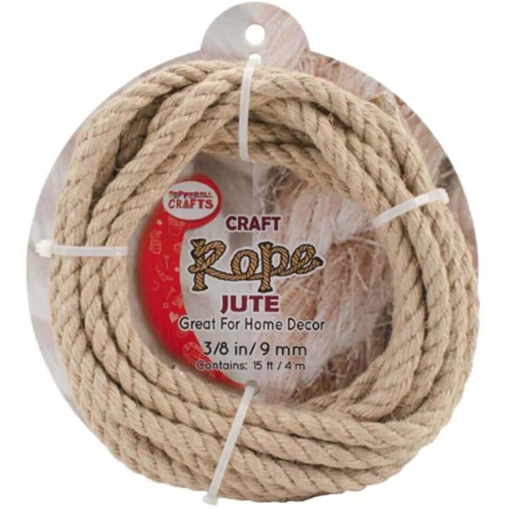 Pepperell Craft Rope Jute 3/8in 15ft