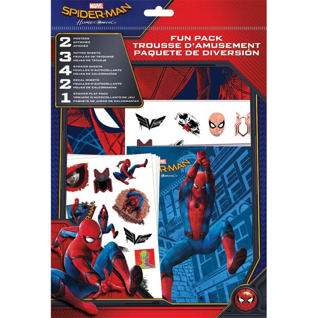 Spider Man Homecoming Fun Pack With Tattoos