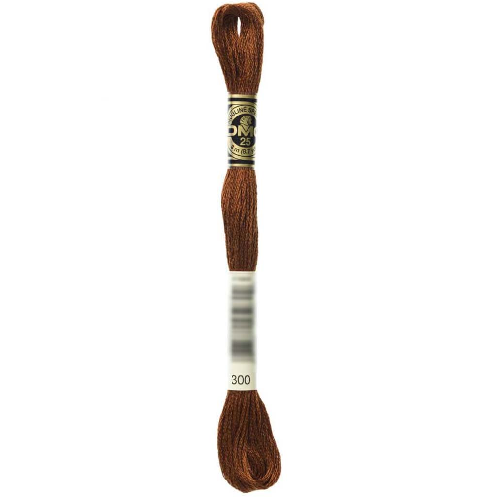 Dmc Floss Very Dark Mahogany Mahogany 