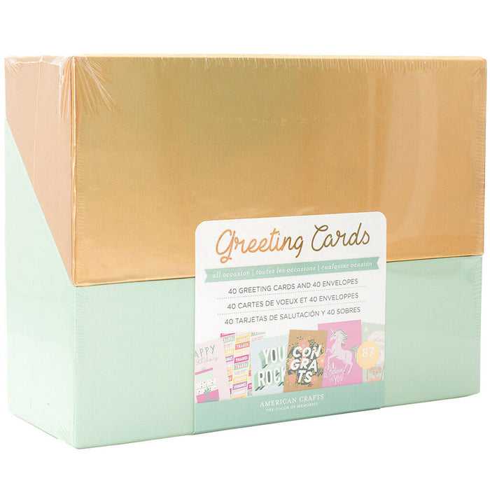 All Occasion Greeting Cards & Envelopes Gold Foil