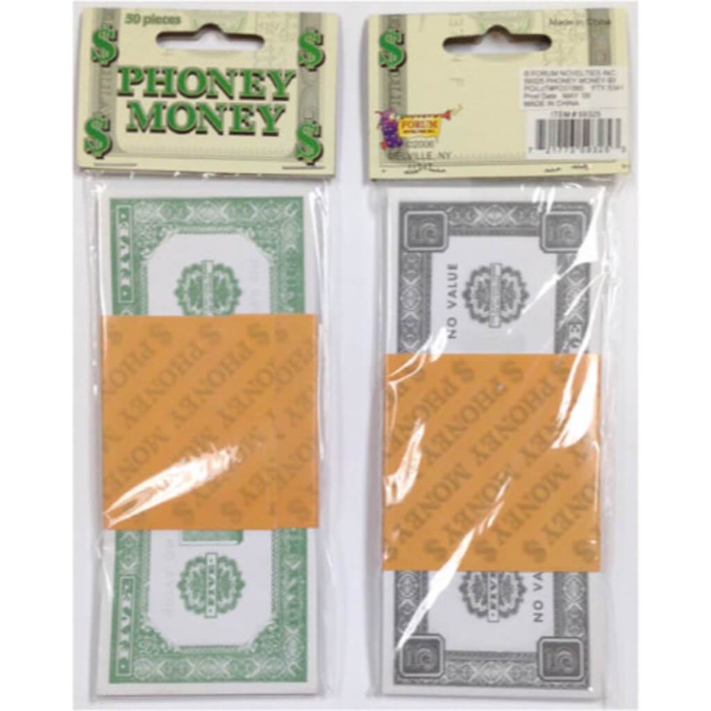 PHONEY MONEY $5 50PCS 