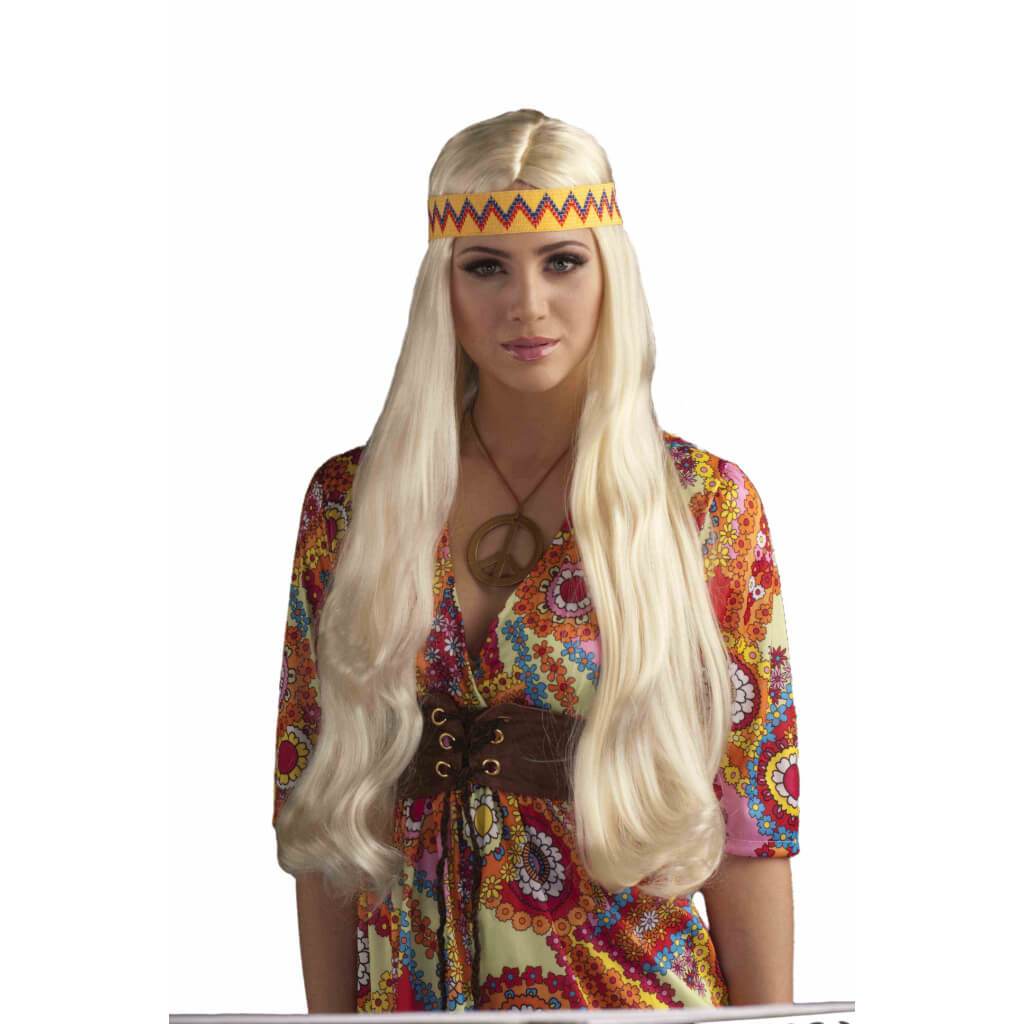 Hippie Chick Wig with Headband