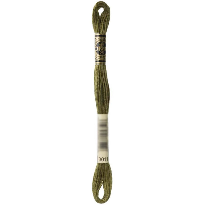 Dmc Floss Dark Khaki Green Green 