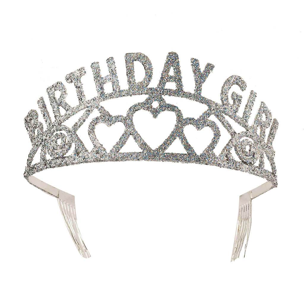 GLITTER TIARA BIRTHDAY GIRL 