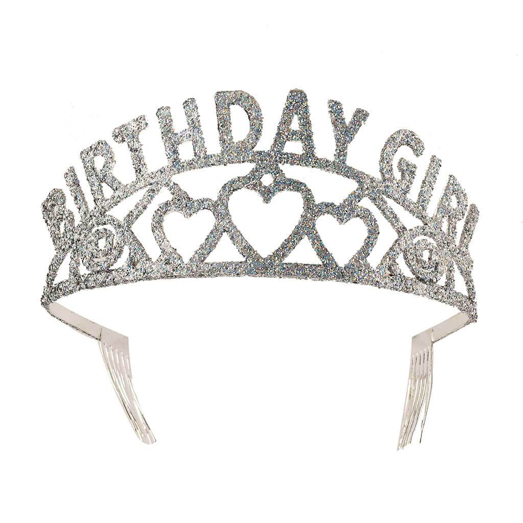 GLITTER TIARA BIRTHDAY GIRL 