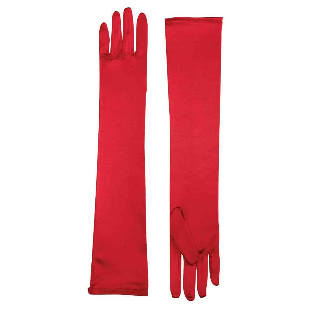 Long Satin Dress Gloves
