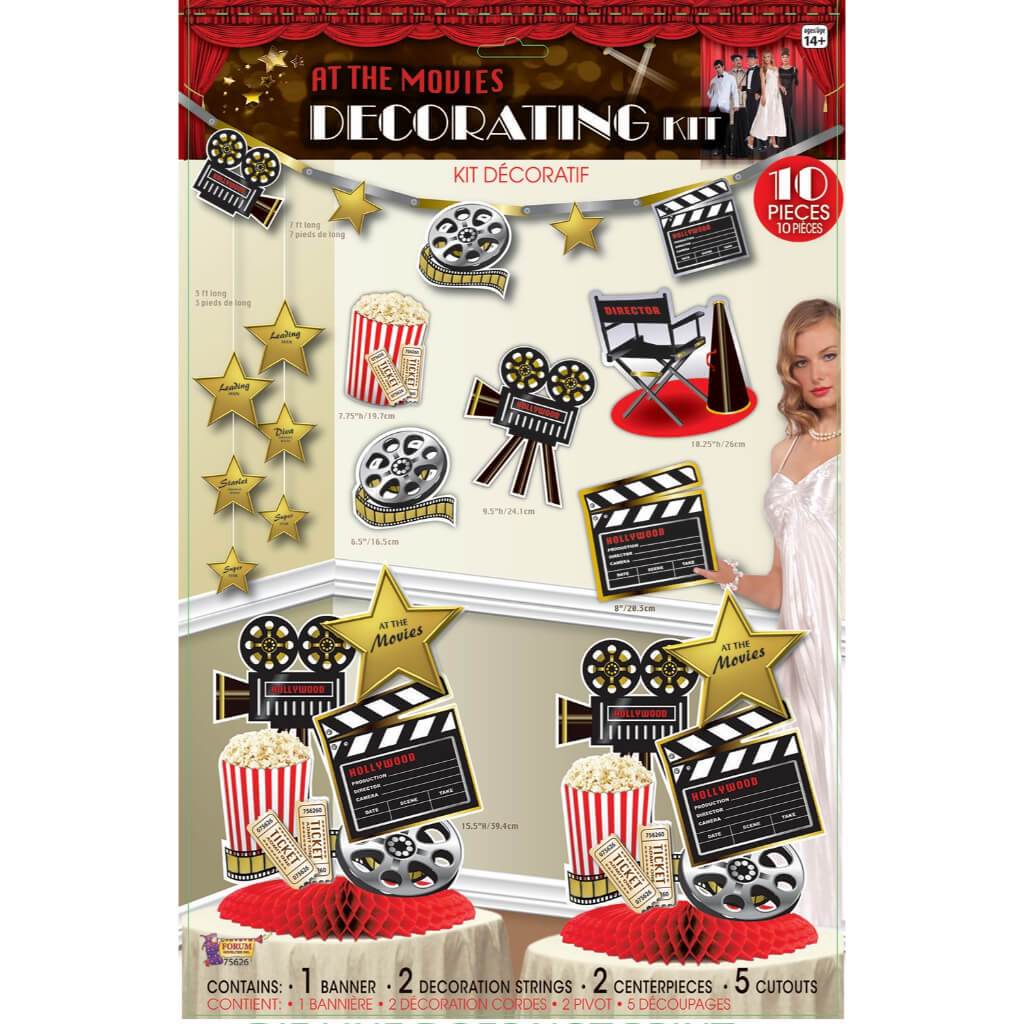 AT THE MOVIES DECOR KIT 