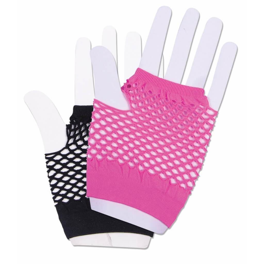 Harlequin Short Fishnet Gloves 