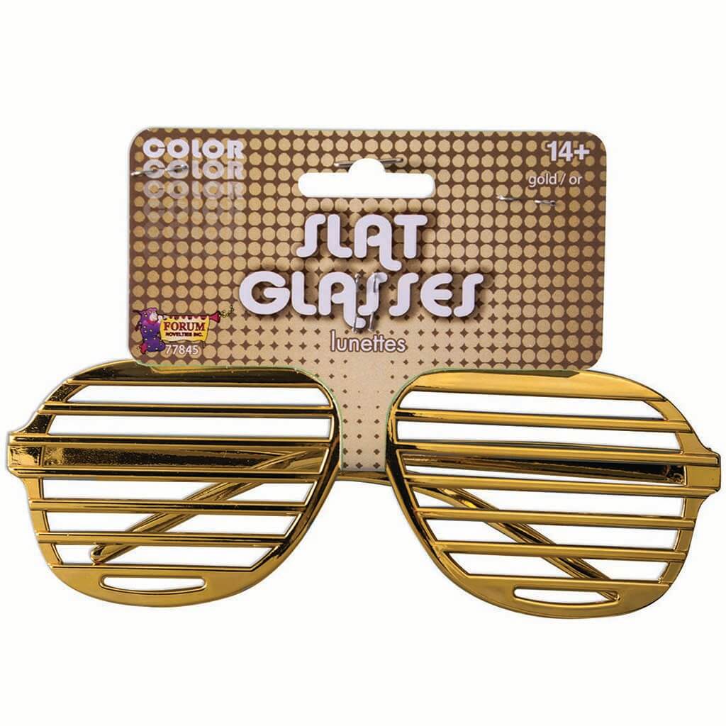 Slat Glasses Gold