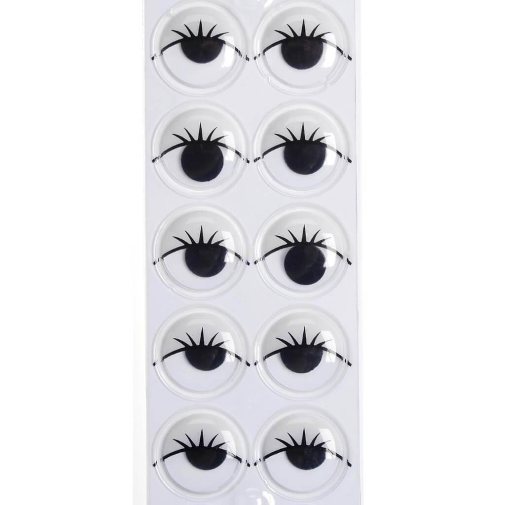 STICKY BACK EYES 20PC 18MM 