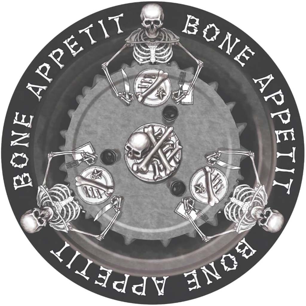 Bone Appetit Dinner Plate