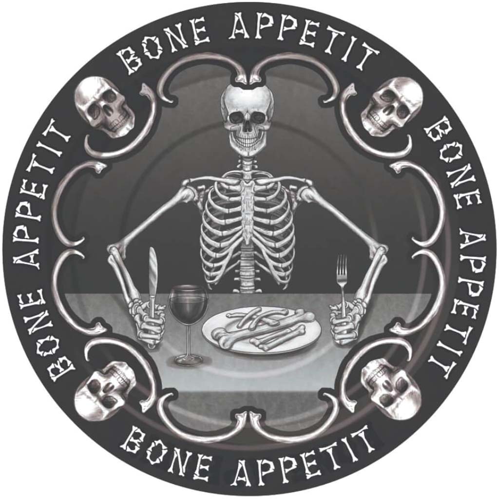 Bone Appetit Dessert Plate