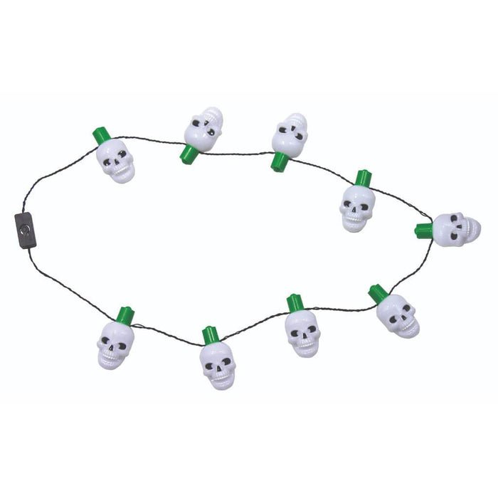 Light Up Skull Necklace