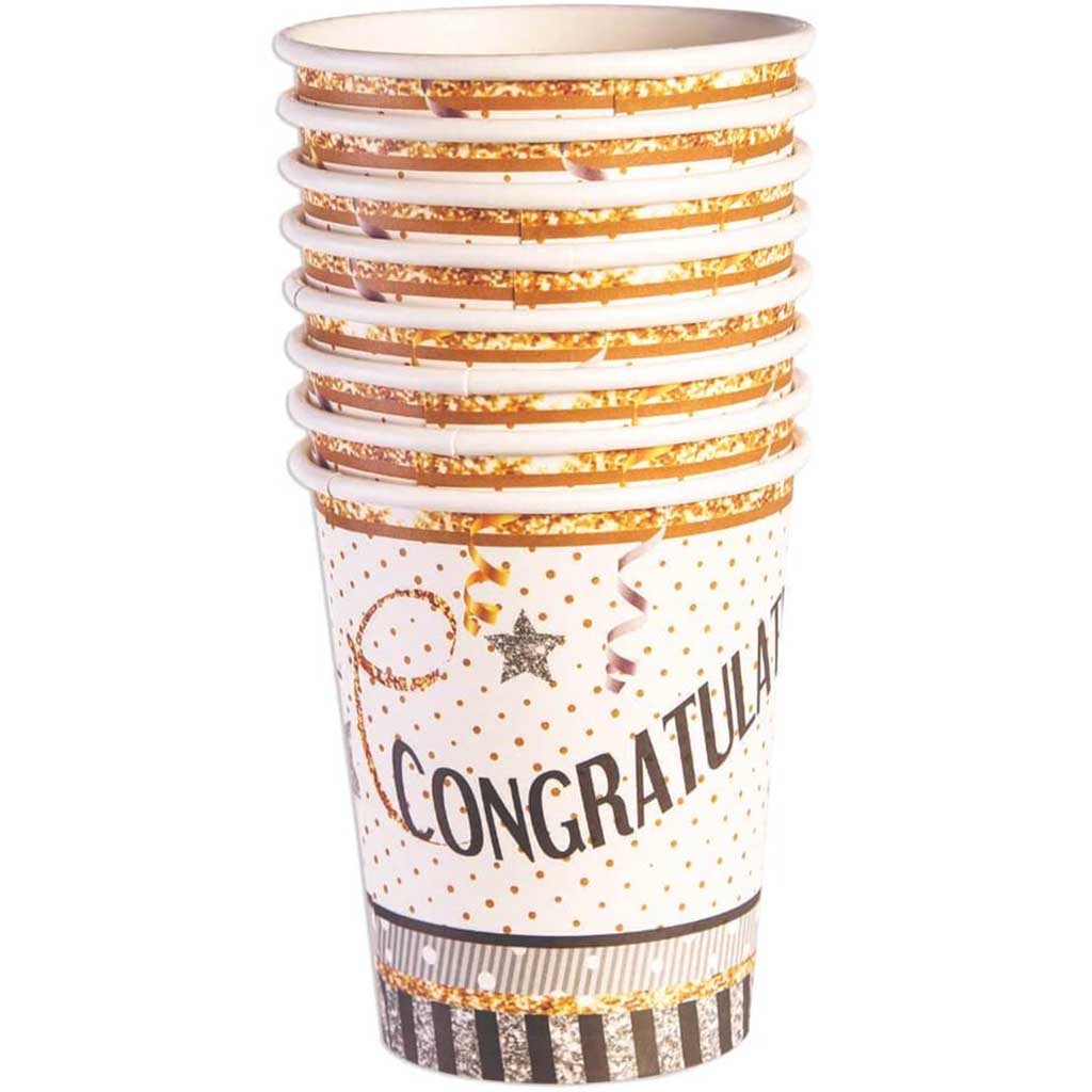 Congratulations Cups 9oz