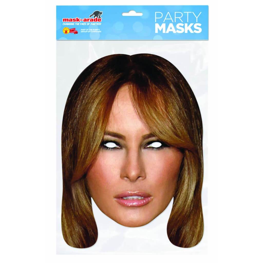 MELANIA TRUMP PAPER MASK 