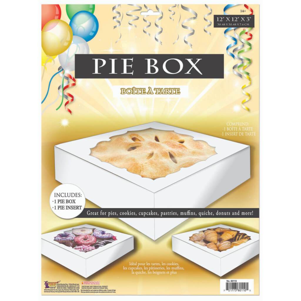 Plain White Pie Box