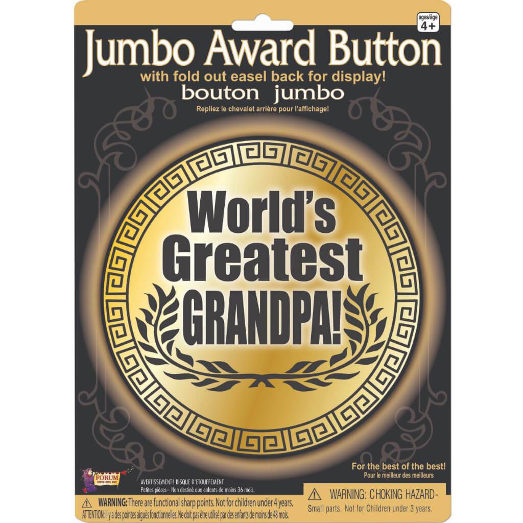 Worlds Greatest Grandfather Jumbo Button