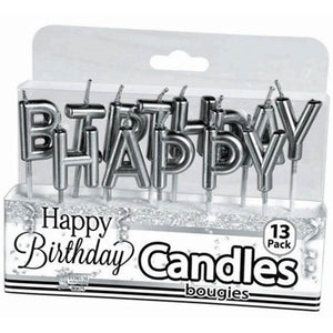 Happy Birthday Letter Candle