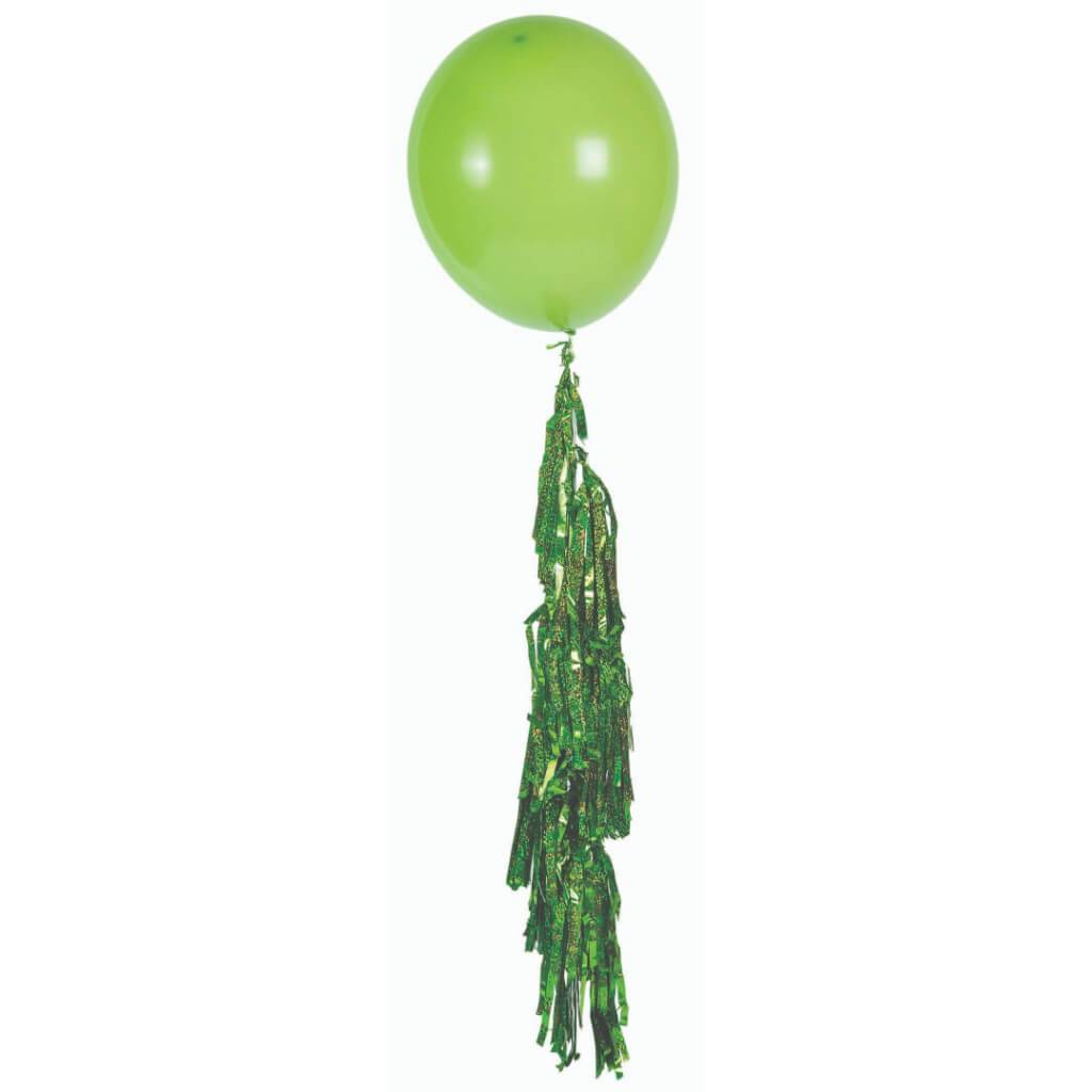 Balloon Tassels Garland 8in Holographic