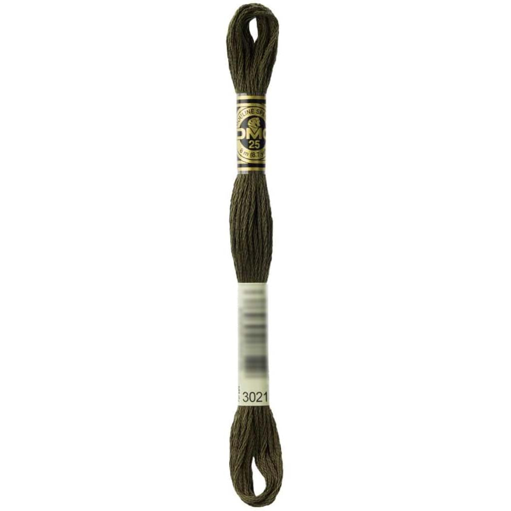 Dmc Floss Very Dark Brown Gray Gray 