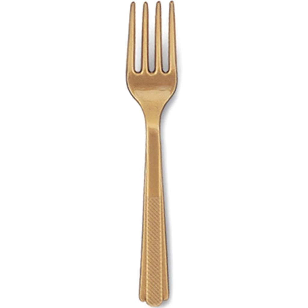 Plastic Forks 18ct, Gold Solid 