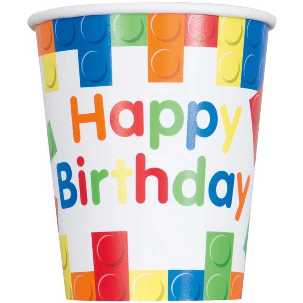 Building Blocks Birthday 9oz Cup 