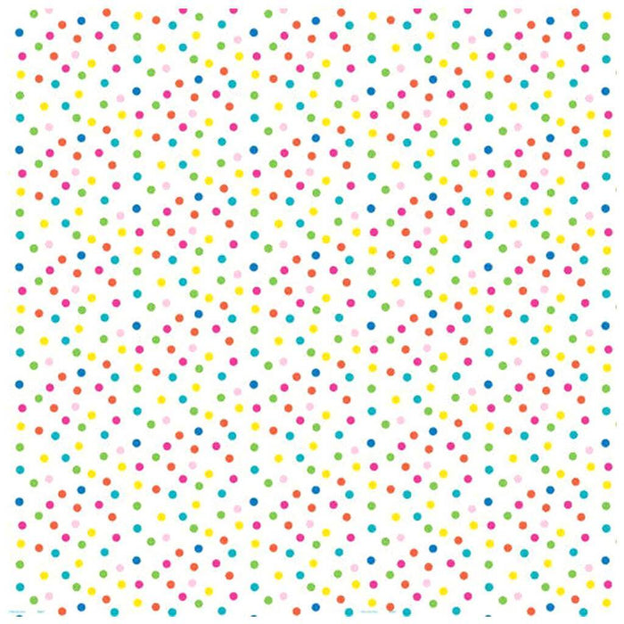 Rainbow Polka Dots Gift Wrap 5ft x 2.5ft