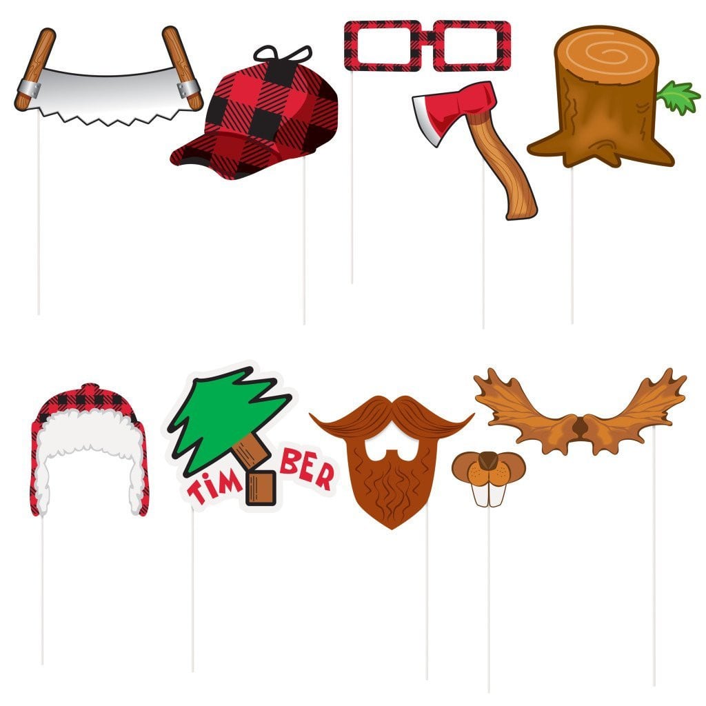 Photo Prop 10ct, Plaid Lumberjack 