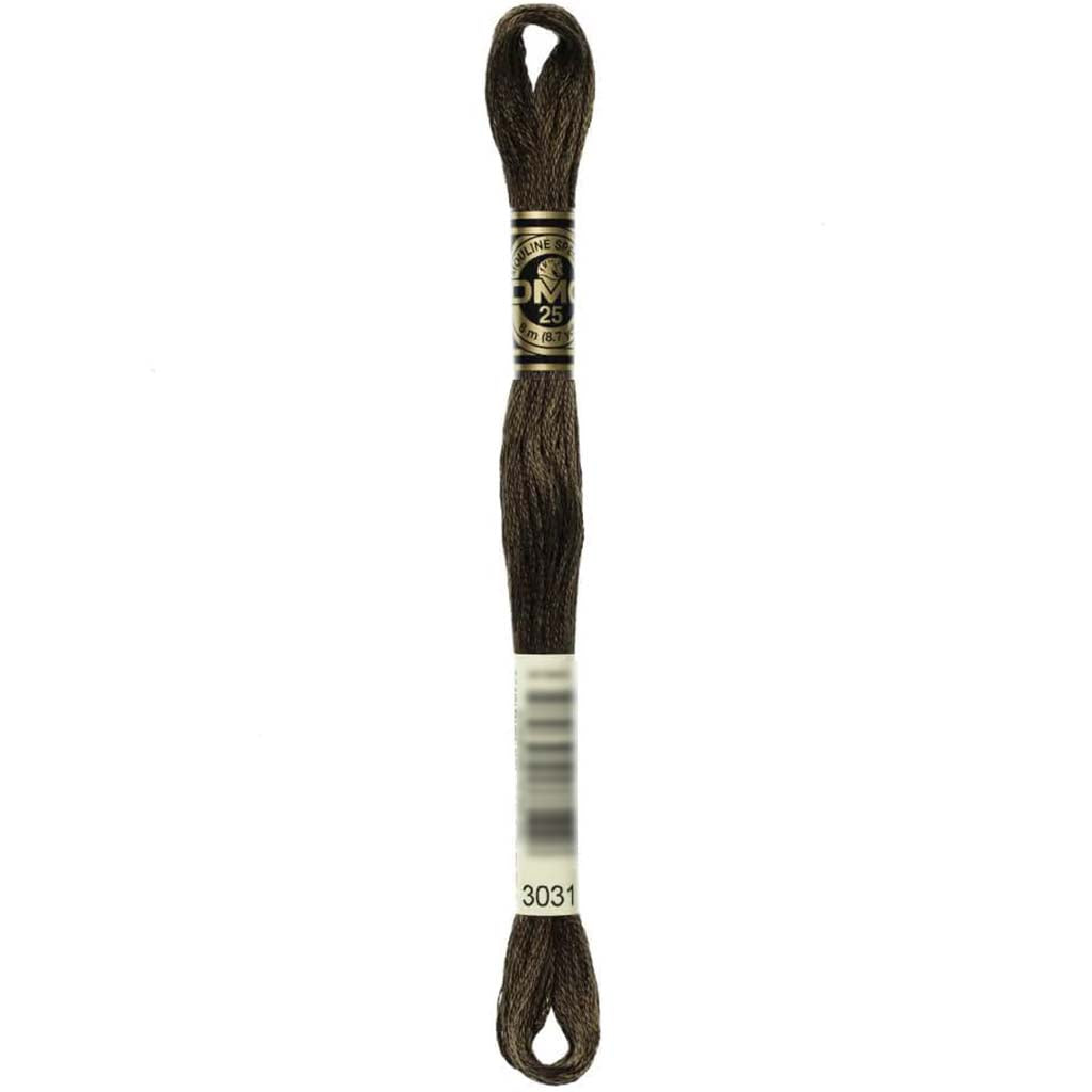 Dmc Floss Very Dark Mocha Brown Brown 