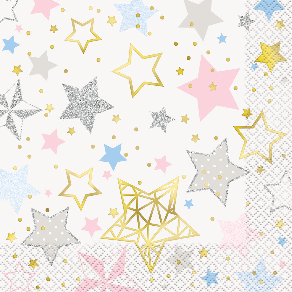 Twinkle Twinkle Little Star Luncheon Napkins, 16ct 