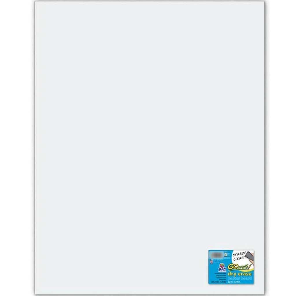 Dry Erase Poster Board 22in x 28in