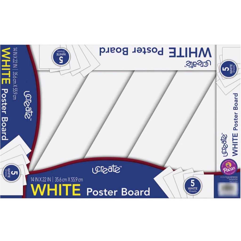 Poster Board 14in x 22in White