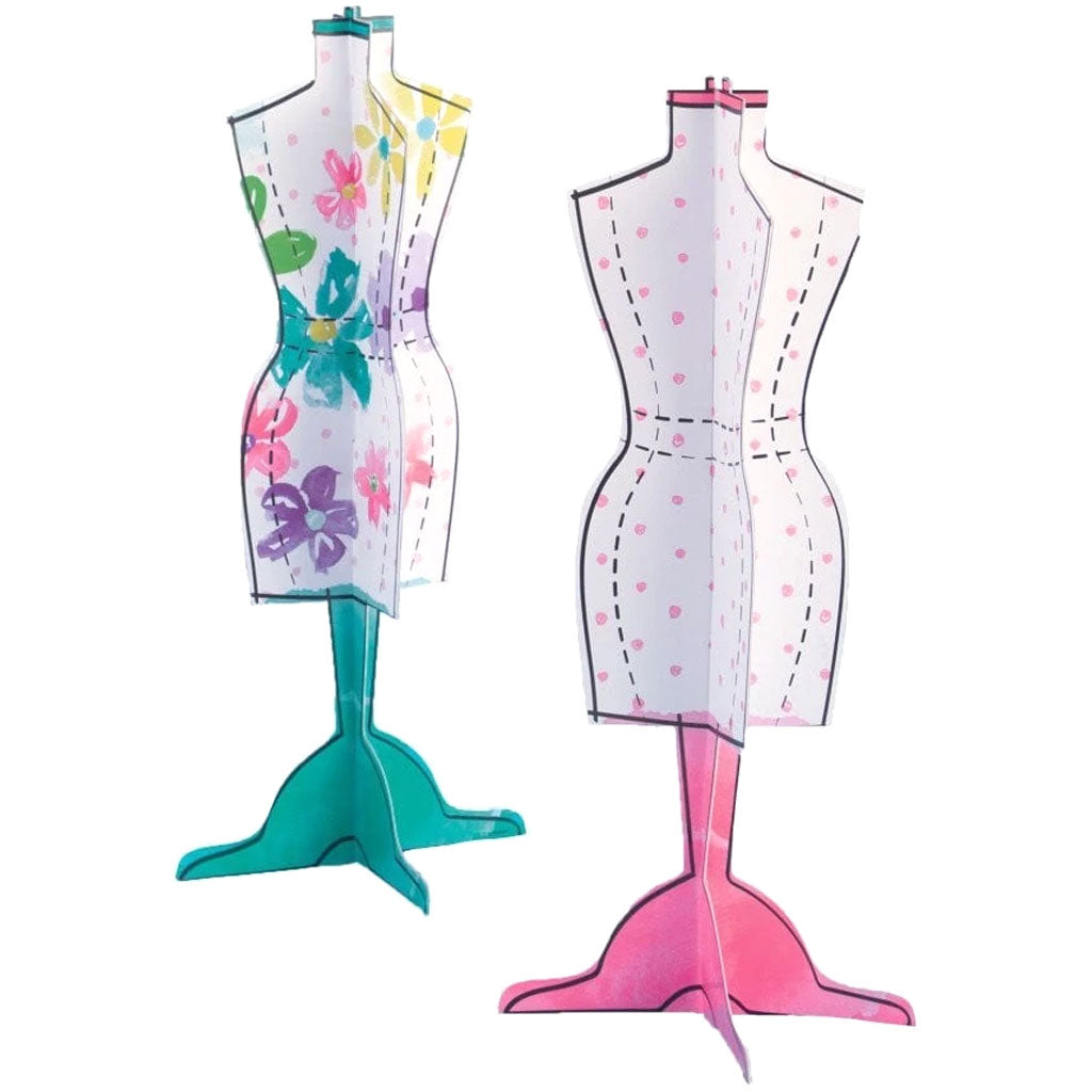 Centerpiece Decorations 2ct, Paper Dress Form