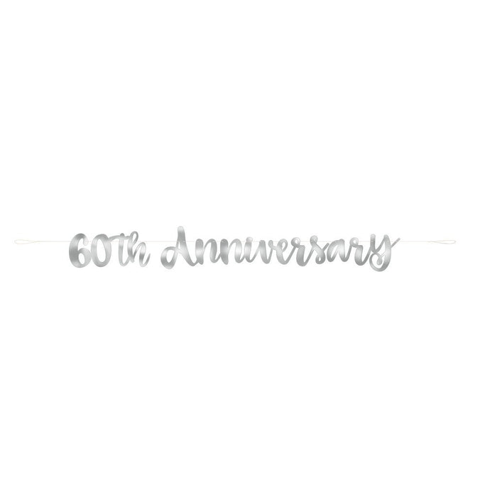 Banner Silver Script 60th Anniversary 