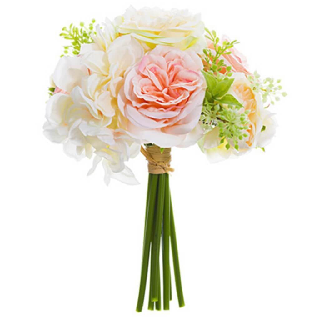 10&quot; Hydran/Rose Bouquet Cr/Co 