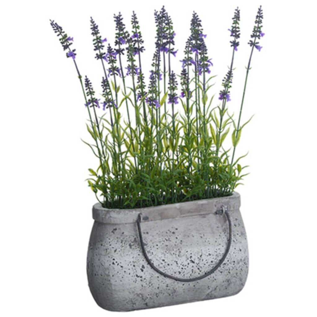 18.5"Lavender In T/C Planter 